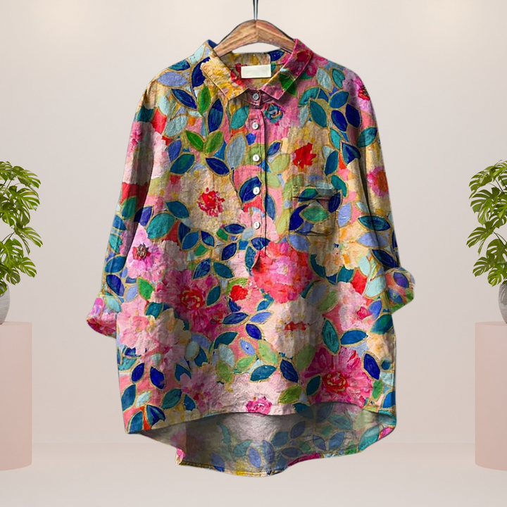 Fay Artistic Print Shirt