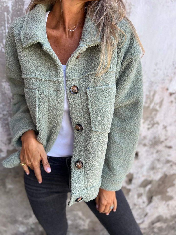 Eva Warm Lapel Cropped Jacket