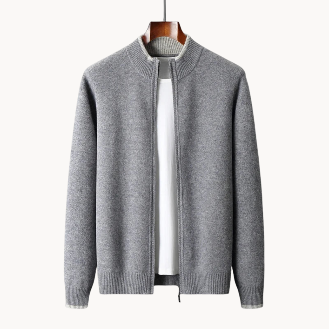 Ashford Merino Wool Zip Sweater