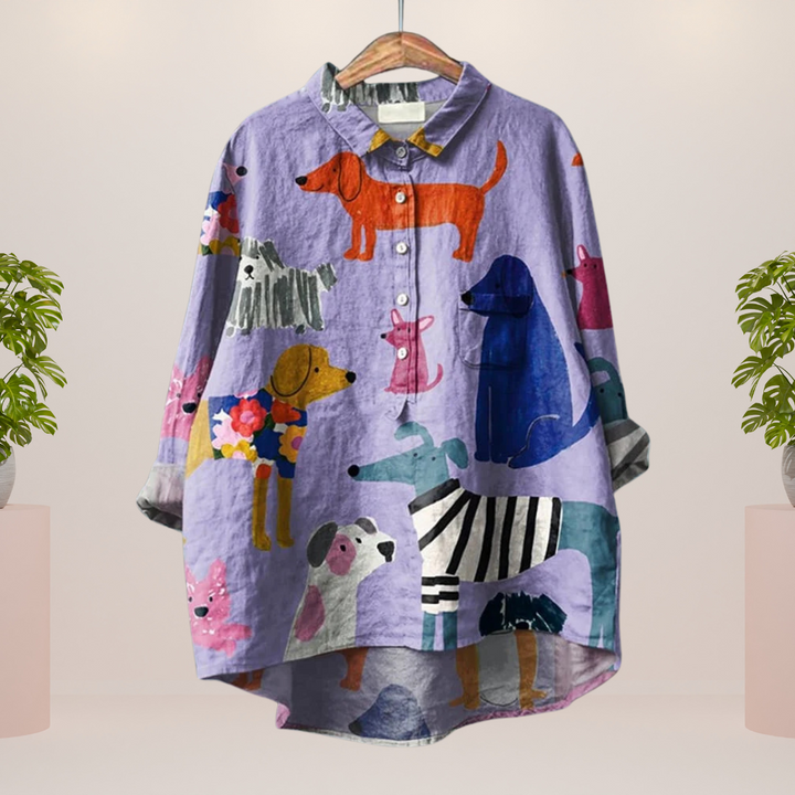 Fay Artistic Print Shirt