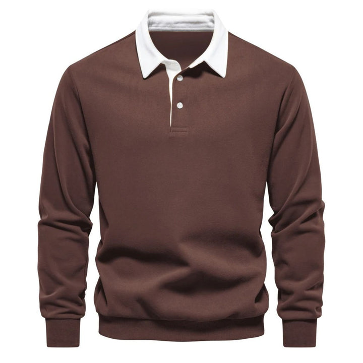 Alain Long-Sleeve Polo