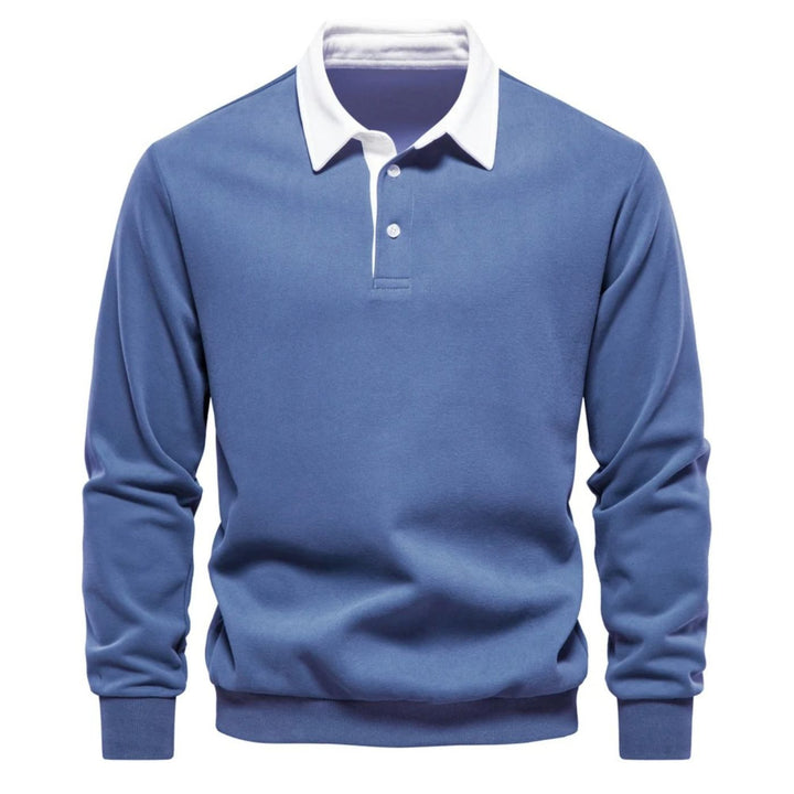 Alain Long-Sleeve Polo