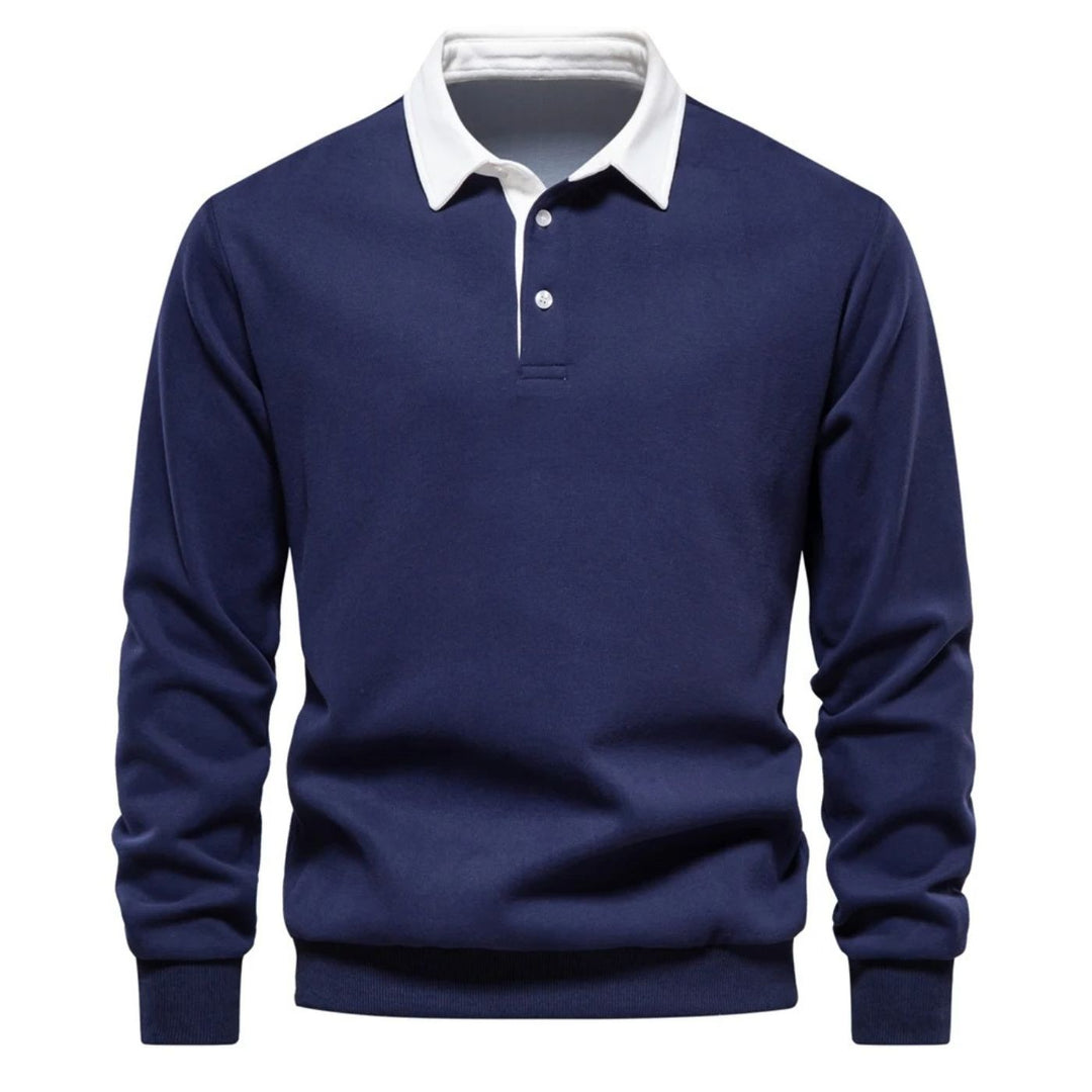 Alain Long-Sleeve Polo