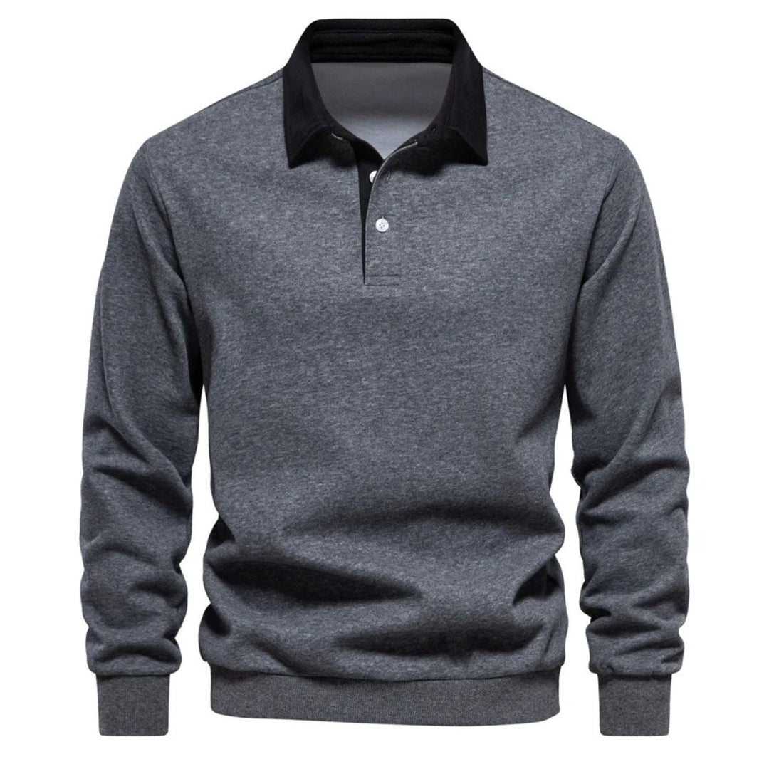 Alain Long-Sleeve Polo