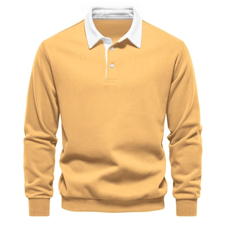 Alain Long-Sleeve Polo