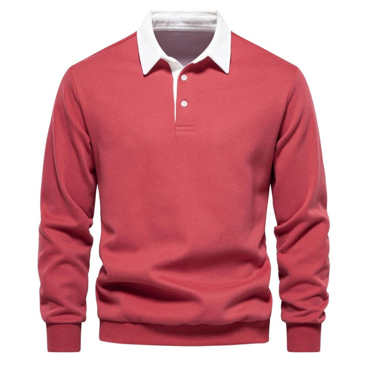 Alain Long-Sleeve Polo