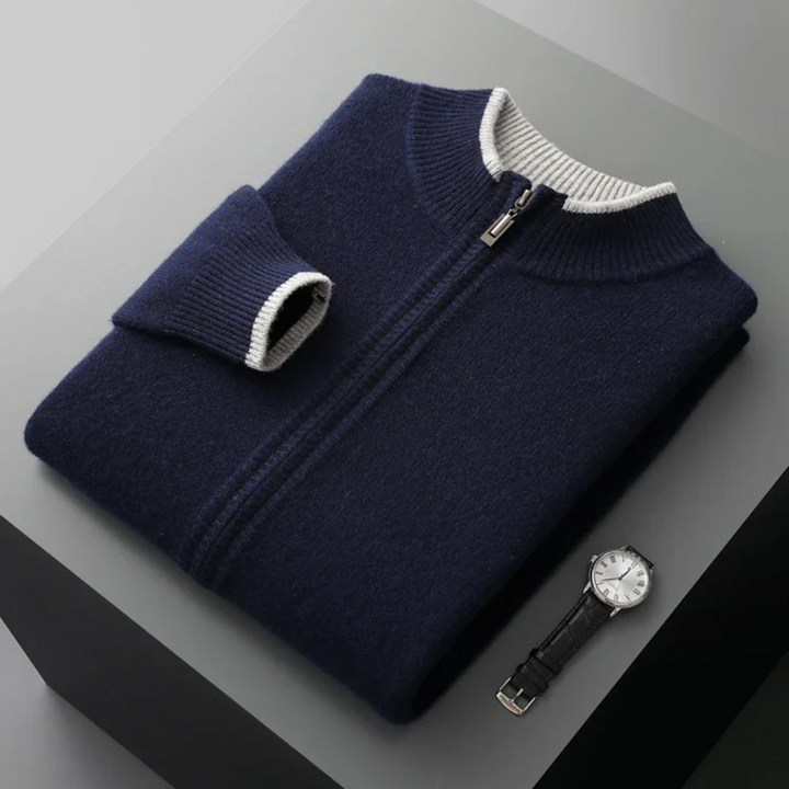 Ashford Merino Wool Zip Sweater