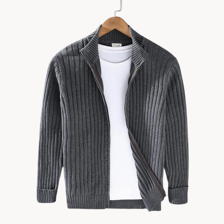 Enzo Zip Cardigan