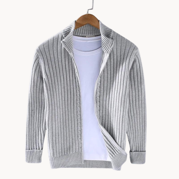 Enzo Zip Cardigan