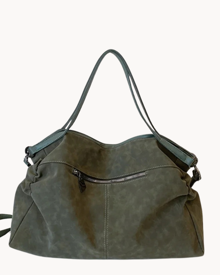 Maeve Suede Shoulder Bag