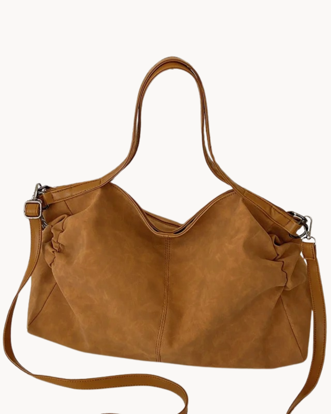 Maeve Suede Shoulder Bag