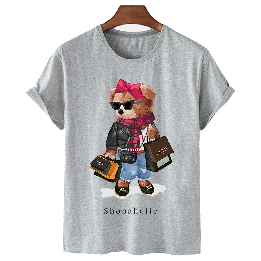 Shopaholic graphic tee