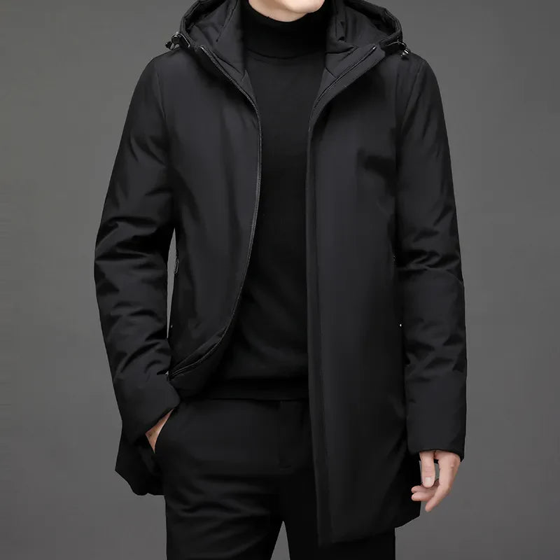 Jayden Heritage Hooded Overcoat