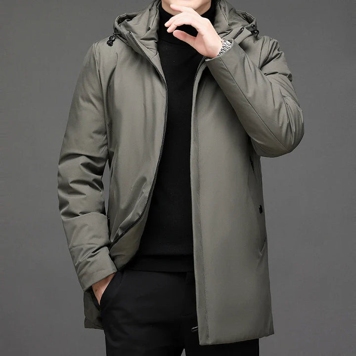 Jayden Heritage Hooded Overcoat