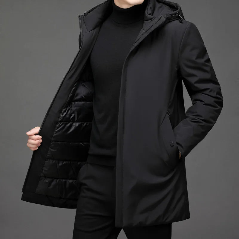 Jayden Heritage Hooded Overcoat