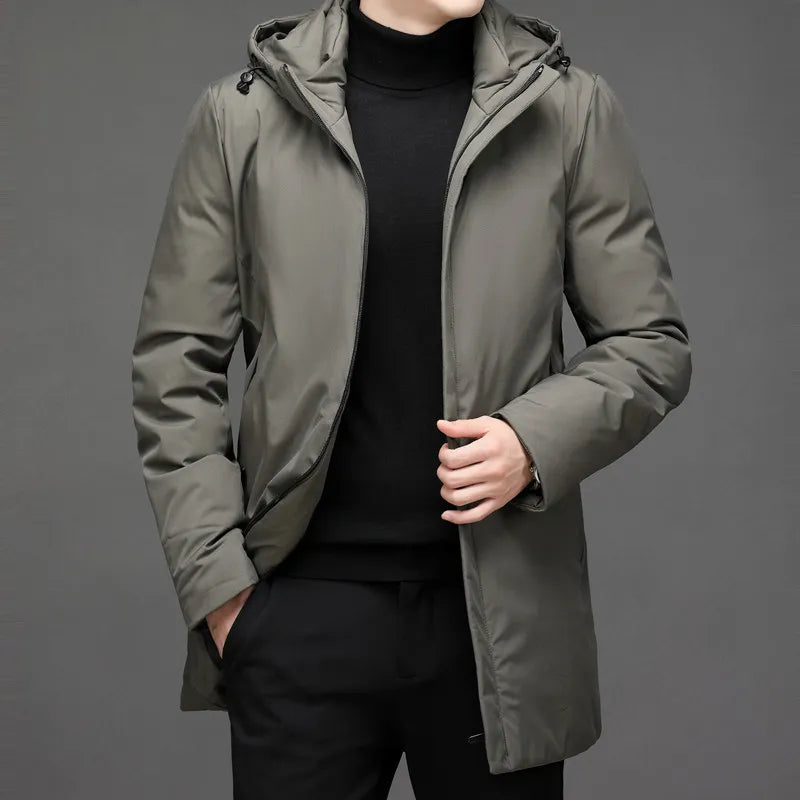 Jayden Heritage Hooded Overcoat