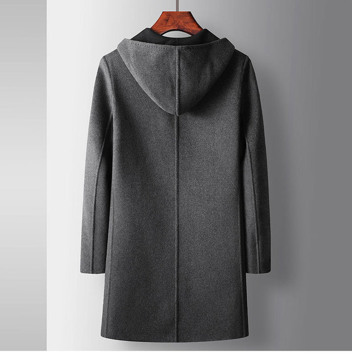 Larson Reversible Wool Overcoat