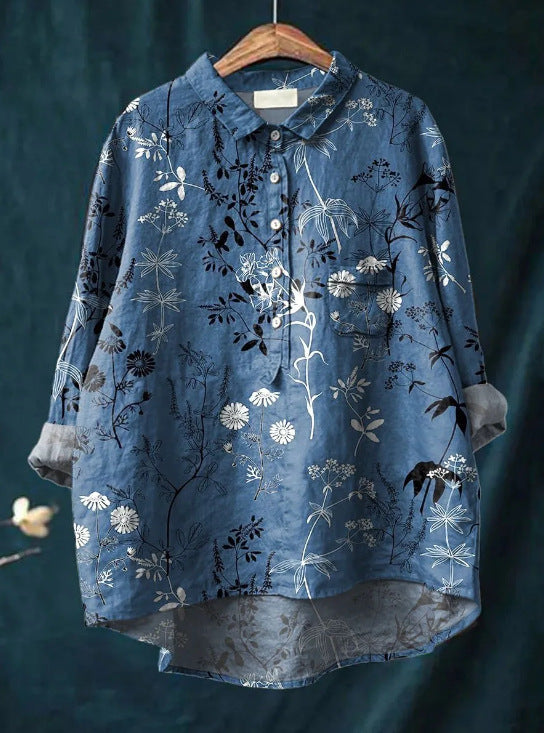 LUNE Classic Floral Blouse