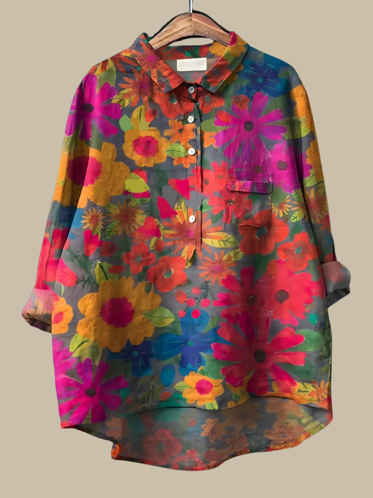 Fay Artistic Print Shirt