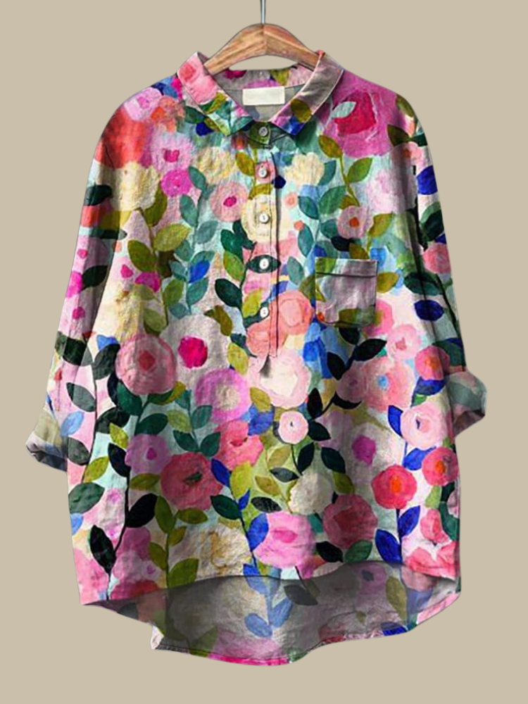 Fay Artistic Print Shirt