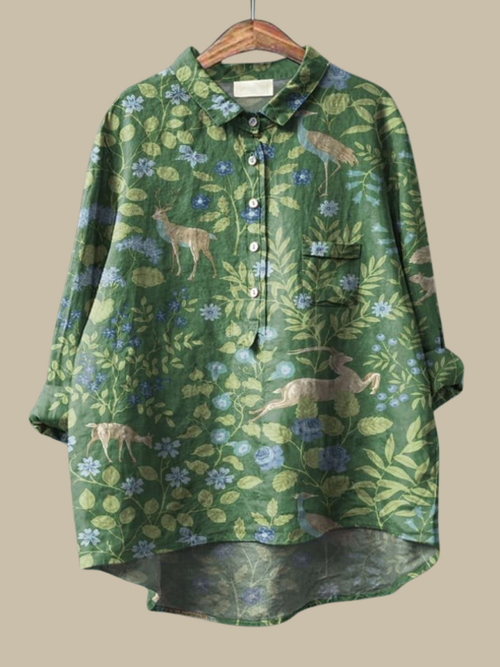 Fay Artistic Print Shirt