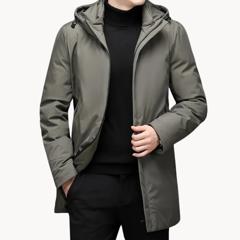 Jayden Heritage Hooded Overcoat