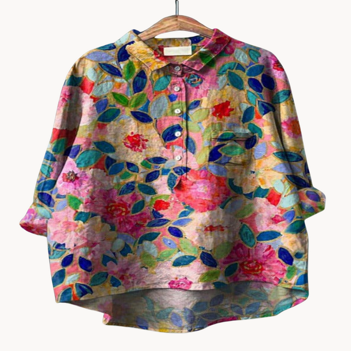 LUNE Classic Floral Blouse