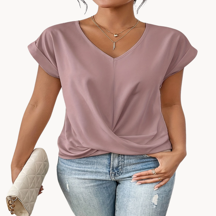 Eloise Heart Neckline T-Shirt