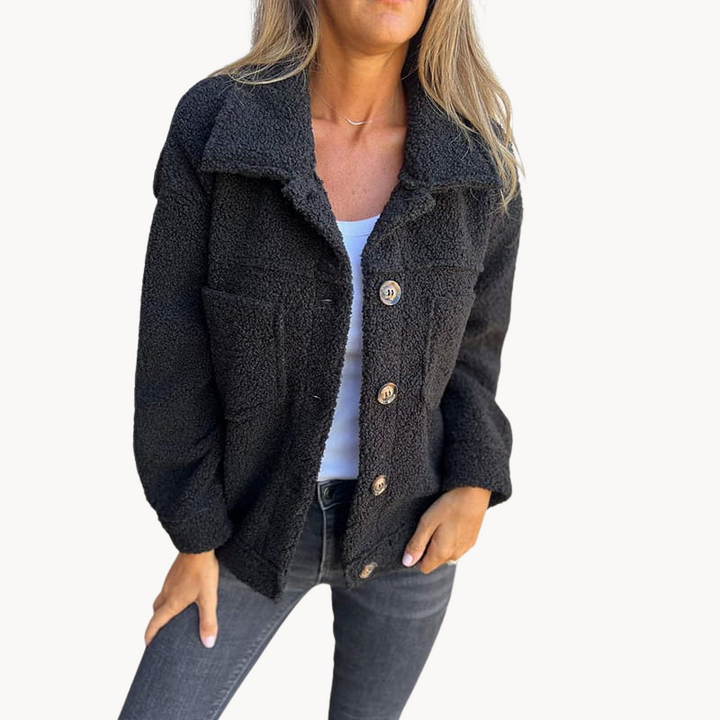 Eva Warm Lapel Cropped Jacket