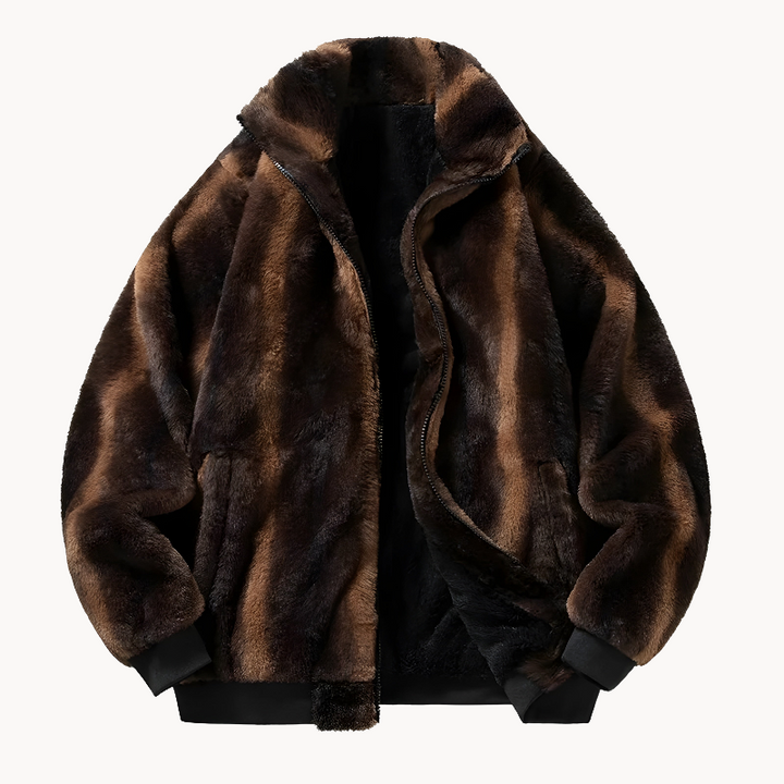 Angelo Retro Faux Fur Bomber