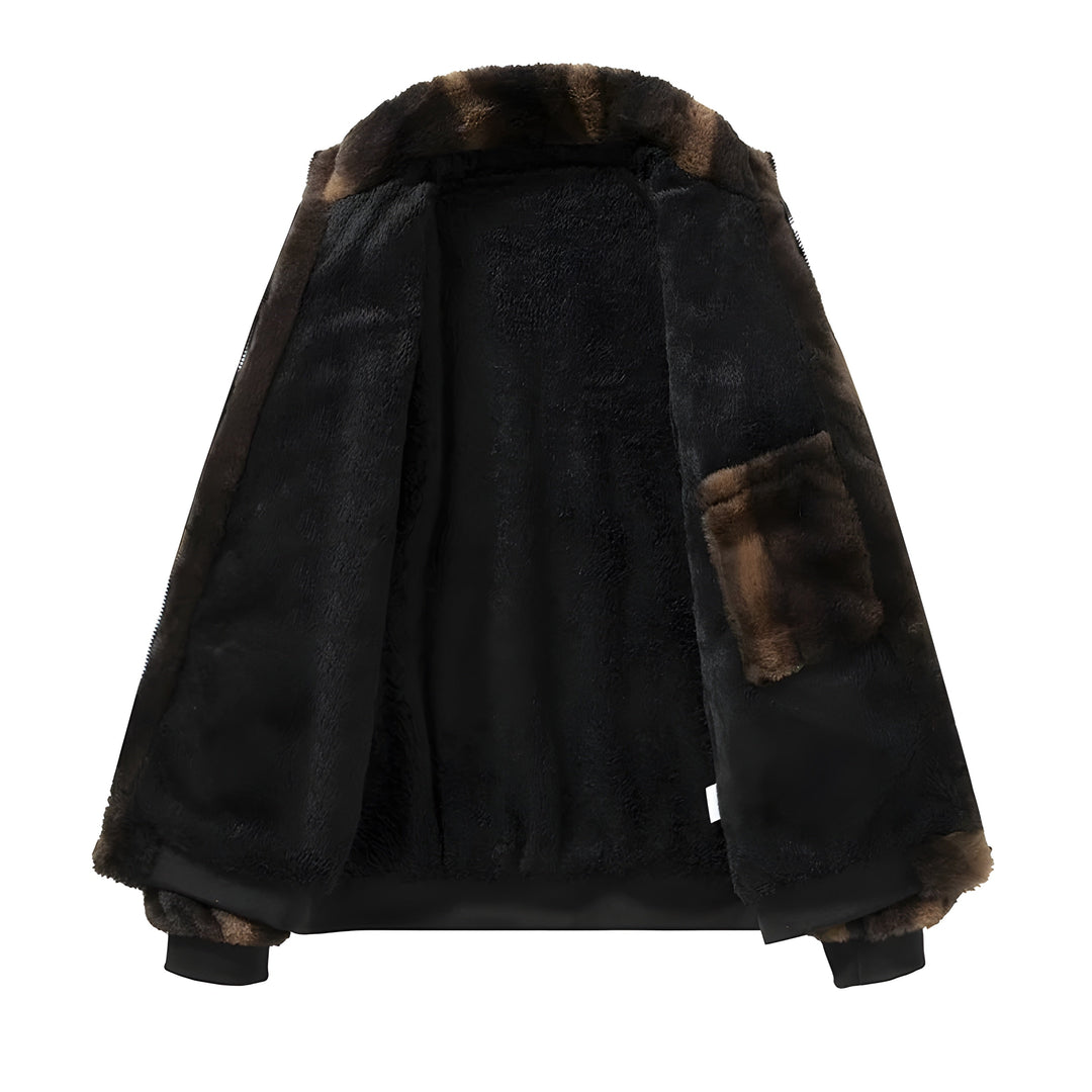 Angelo Retro Faux Fur Bomber