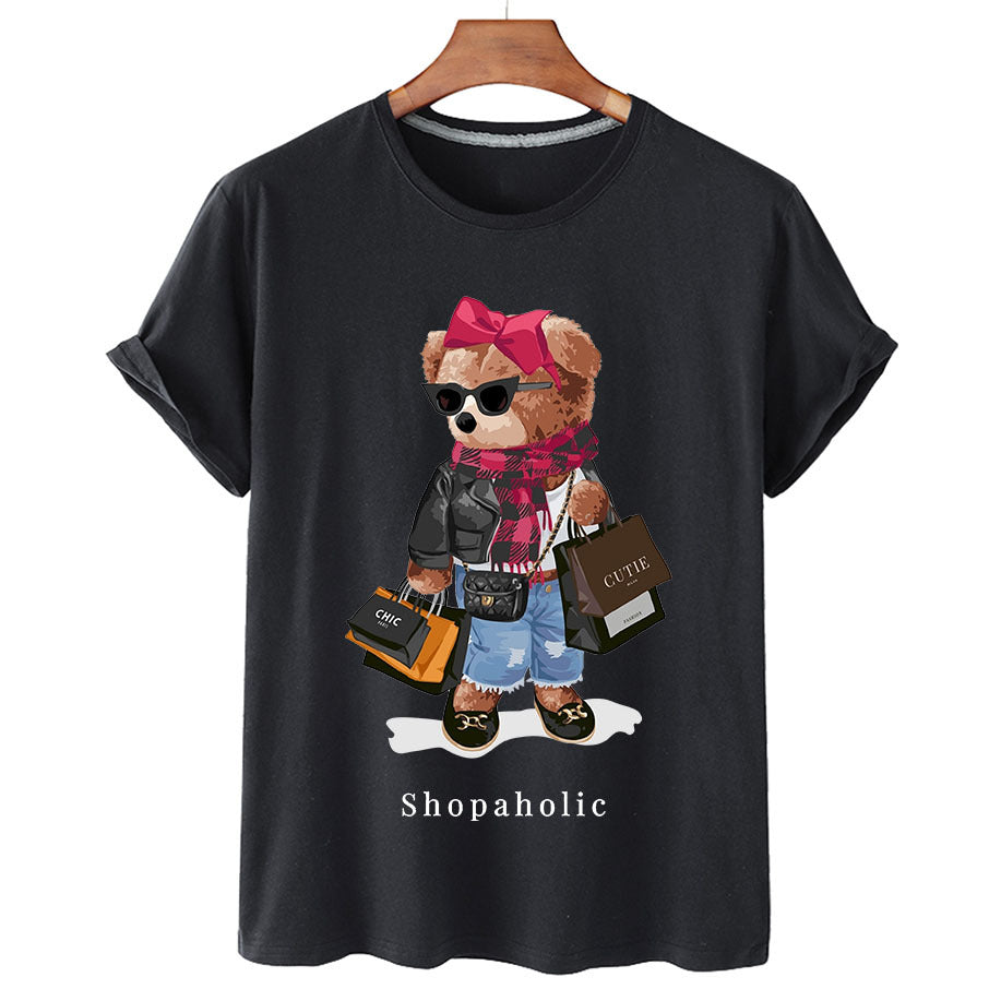 Shopaholic graphic tee